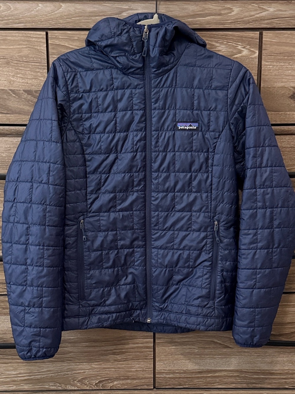 Patagonia Nano Puff Hoody Size Small Classic Navy Blue